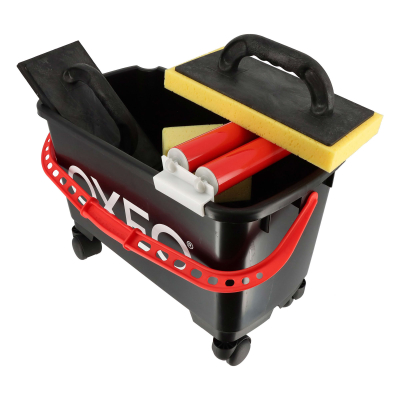 Kit pro spécial joints de carrelage pour carreleur - Bac de 24 litres - 3 Accessoires