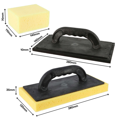 Kit pro spécial joints de carrelage pour carreleur - Bac de 24 litres - 3 Accessoires 2