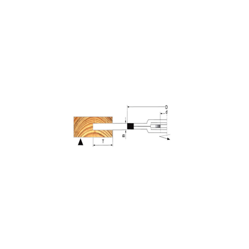 Fraise à rainer extensible D. 120 x ép. 5-9,5 x Al. 30 mm - FR02 - Holzprofi