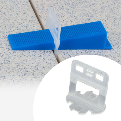 Lot de 100 croisillons autonivelants pour carrelage de 3 mm à 12 mm 2