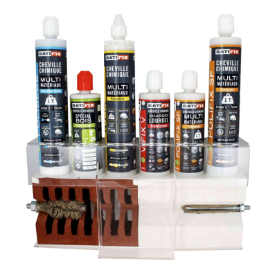 Scellement Chimique Vinylester Vifix - 165ML - 2 canules mélangeuses 2