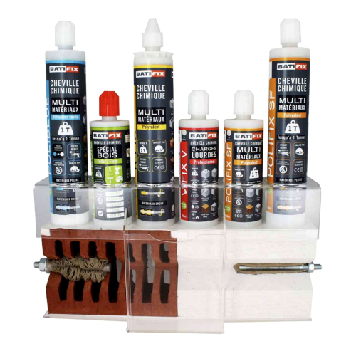 Scellement Chimique Vinylester Vifix - 165ML - 2 canules mélangeuses