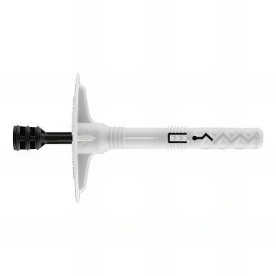 200 chevilles de fixation de panneaux isolants 10 x 100 mm (Diamètre de 10 mm) avec clou polyamide