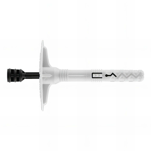 200 chevilles de fixation de panneaux isolants 10 x 100 mm (Diamètre de 10 mm) avec clou polyamide