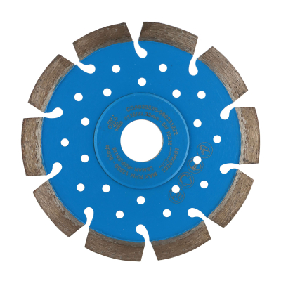 Disque diamant segments soudés Rotofor - Alésage 22,23 mm - Hauteur segment 10 mm - Coupe béton, brique, parpaing