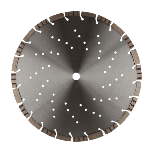 Disque diamant turbo Rotofor - Alésage 25,4 mm - Hauteur segment 12 mm - Coupe béton et granit