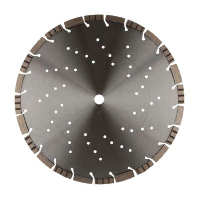 Disque diamant turbo Rotofor - Alésage 25,4 mm - Hauteur segment 12 mm - Coupe béton et granit