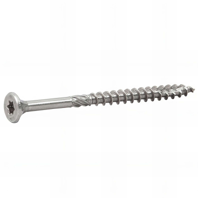 100 Vis bois 5 x 70 mm tête fraisée Torx Inox A2