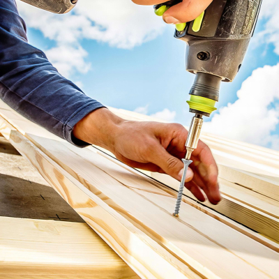 100 Vis bois 5 x 70 mm tête fraisée Torx Inox A2 2