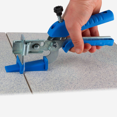 Lot de 100 cales auto-nivelantes pour croisillon de carrelage - Largeur 23 mm - Longueur 88 mm