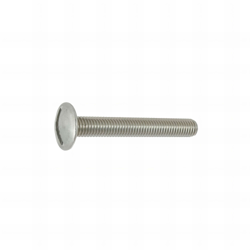 100 Vis poêlier à tête bombée large inox A2 - Diamètre 4 mm X 40 mm en boite