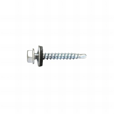 500 vis Autoperceuse acier tête hexagonale DIN7504K Rondelle Etanche D16 - 4.8 X 19