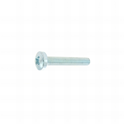 100 vis métaux tête cylindrique pozidriv acier zingués blanc DIN7985 10.0X 25