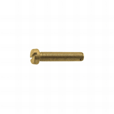 200 vis métaux tête cylindrique fendue laiton DIN85 5.0 x 10