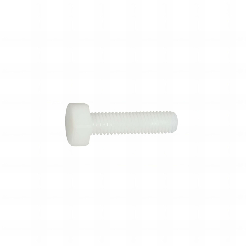 100 vis métaux tête hexagonale nylon DIN933 8.0 X 50