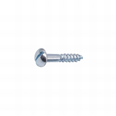 200 vis à bois tête ronde fendue acier zingués 5.0 x 40