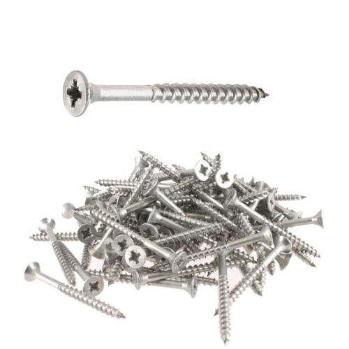 50 vis agglo tête fraisée pozidriv Inox A2 - Diamètre 5 mm