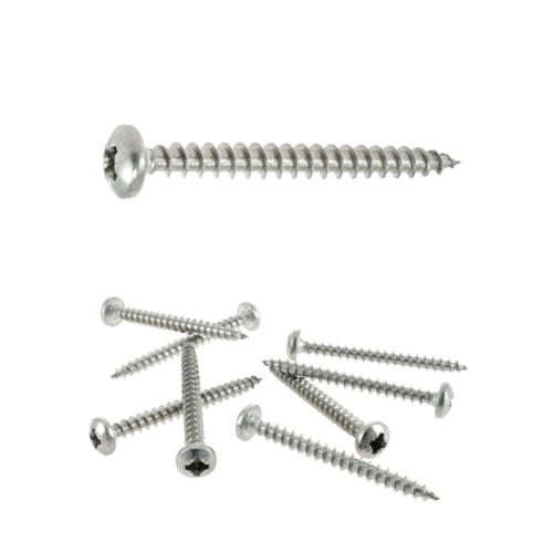 15 Vis Agglo tête cylindrique pozidriv Inox A2 - Diamètre 4,0 mm
