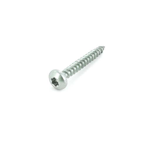 500 vis agglo tête cylindrique Torx zingués blanc - Diamètre 4,5 mm