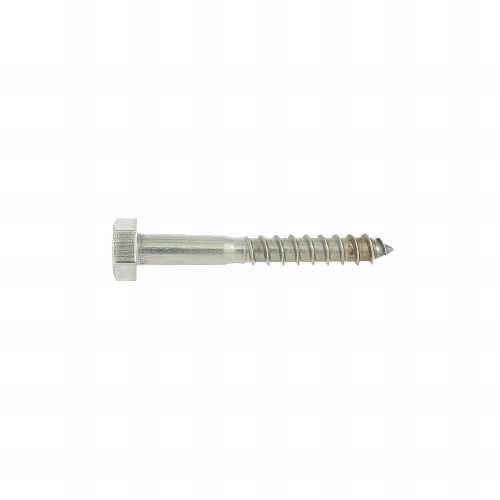 50 Vis Bois tête hexagonale DIN571 inox A2 - Diamètre 5 mm