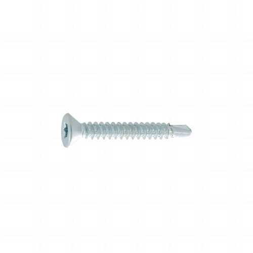 250 Vis Autoperceuses tête fraisée Torx acier zingués blanc DIN7504O - diamètre 5,5 mm