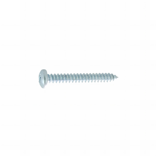 500 Vis tôle tête cylindrique pozidriv/fendue - Acier zingués blanc - diamètre 2,9 mm