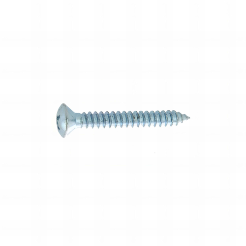30 Vis tôle tête fraisée bombée DIN7983 acier zingués blanc diamètre 2,9 mm