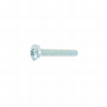 200 Vis métaux tête cylindrique pozidriv acier zingués blanc DIN7985 diamètre 5,0 mm