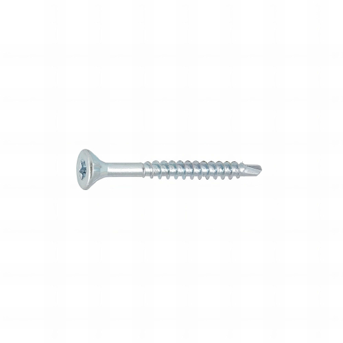 250 Vis Medium tête fraisée Torx acier zingués blanc diamètre 4,0 mm