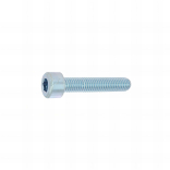 200 Vis métaux cylindriques hexagonales creuse DIN912 acier zingués blanc 8,8 - diamètre 6 mm