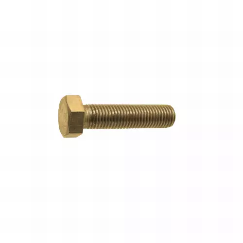 100 Vis métaux tête hexagonale Laiton DIN933 - diamètre 4 mm