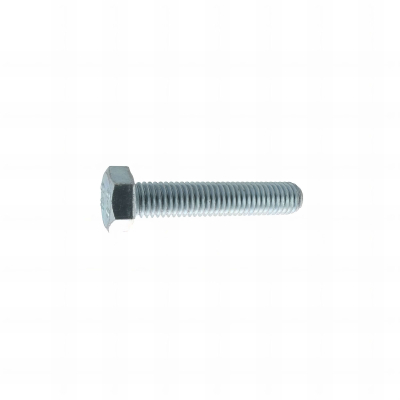 500 Vis métal - tête hexagonale filetage total DIN933 acier zingués blanc - diamètre 6 mm