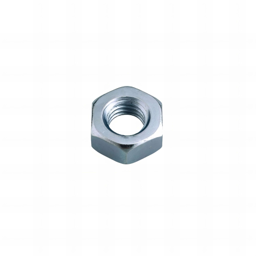 50 écrous hexagonaux DIN934 10,9 acier zingués blanc