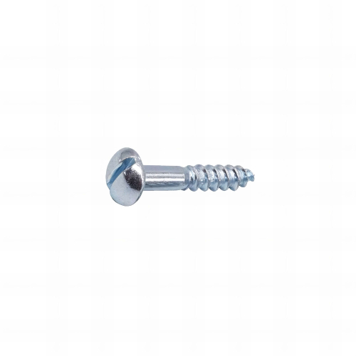 200 Vis à Bois tête Ronde fendue Acier zingués - Longueur 30 mm