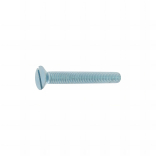 500 Vis métaux tête fraisée fendue DIN963 acier zingués blanc - diamètre 3 mm