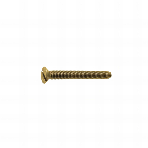 200 Vis métaux tête fraisée fendue DIN963 Laiton - diamètre 4,0 mm
