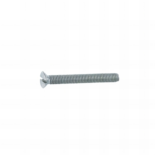 100 Vis métaux tête fraisée fendue DIN963 inox A2 - diamètre 5,0 mm