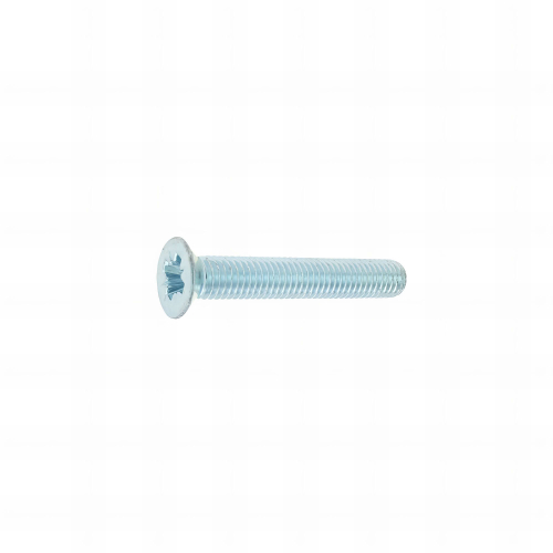 200 Vis métaux tête fraisée pozidriv zingués blanc DIN965 - diamètre 8 mm