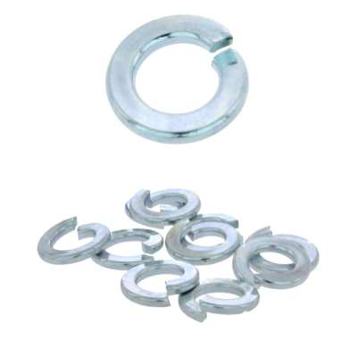 400 Rondelles Grower DIN127B acier zingués blanc D6