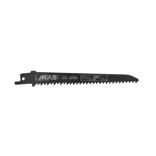 2 Lames scie Sabre CV (pour bois/plexi) dents croisées avoyées 150X19X1.2Mm - 4.2mm Chantou
