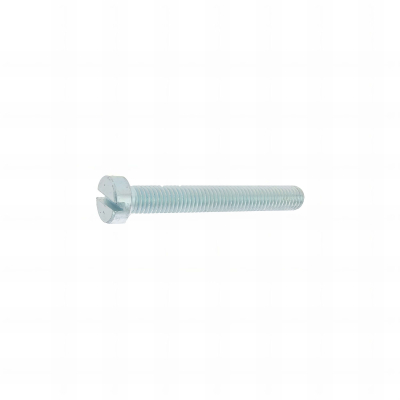 500 Vis métaux tête cylindrique fendue acier zingués blanc DIN84 diamètre 4 mm