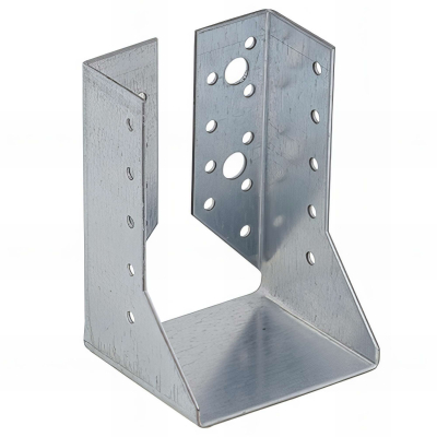 Sabot de charpente galvanisé à ailes intérieures - Larg. 80 x Ht. 120 mm