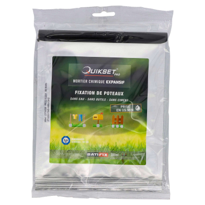 Mortier chimique pour scellement de poteaux - 300 ml - Scellement rapide