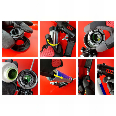 Adaptateur pour utilisation de cartouches à visser sur pompe à graisse 2