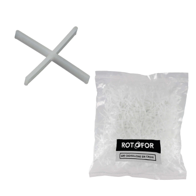Lot de 500 croisillons en croix pour joints de carrelage et faïence
