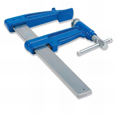 Serre-joint à pompe 45 cm section 40 x 10 mm saillie de 140 mm et frein antiglissant - 1522045 - Urko