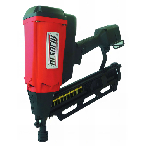 Cloueur pour bois à gaz sans fil 6 V NiMh pour pointes en bande 20° - F 90 G1 - 12A2290N Alsafix