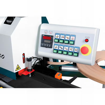 Plaqueuse de chants triphasée automatique 5 opérations - 6 000 W 400 V