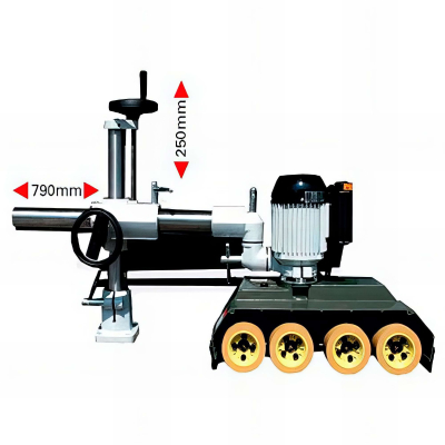Entraîneur triphasé 4 rouleaux - bras 1 050 mm pour combinée - toupie - ponceuse - 750 W 400 V