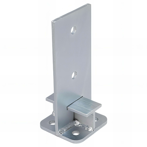 Pied de poteau Fixtout en âme zingué à visser - 90 x 200 x 6,0 mm